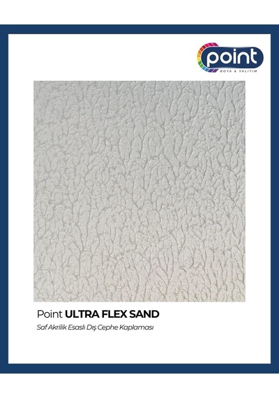 Ultra-flex Sand - Saf Akrilik Esaslı Dış Cephe Kaplaması Bw000 Beyaz, 7 Litre