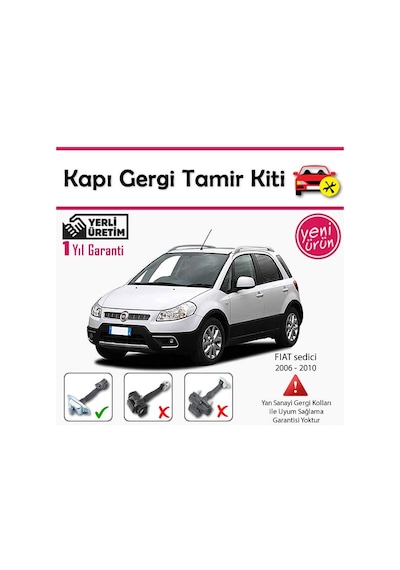 Barrer Fiat Sedici Kapı Gergi (Limitör) Tamir Kiti 2006-2010