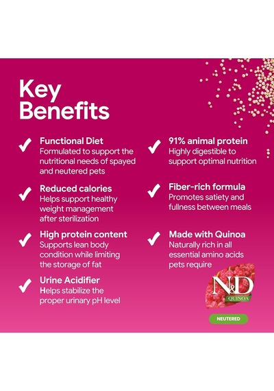 Tr N&d 2.5 Kg Quinoa Tahılsız Ördek, Brokoli & Kuşkonmaz Kısırlaştırılmış Yetişkin Mini