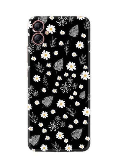 Samsung Samsung Galaxy Uyumlu A04e Kılıf Boutique Baskılı Resimli Papatyalar Ve Yaprak Pcode -078