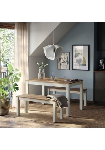 Ikea Ålhult Bank, Bej-kahverengi, 103x36 Cm