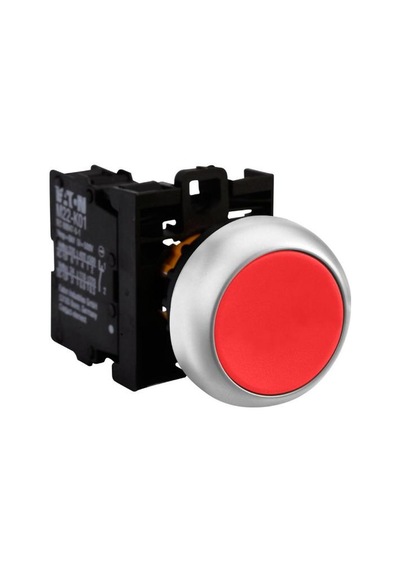 Eaton M22-d-r/k01 ,kontak-1k Kırmızı Yaylı M22 Buton