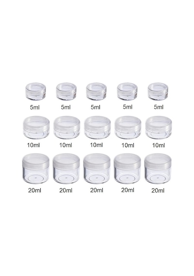 Flaky 5 ML 10 ML 20 ML Şeffaf Sert Plastik Mini Kozmetik Kutusu Losyon Krem Kavanozu Flaky 5 ML 10 ML 20 ML Şeffaf Sert Plastik Mini Kozmetik Kutusu Losyon Krem Kavanozu