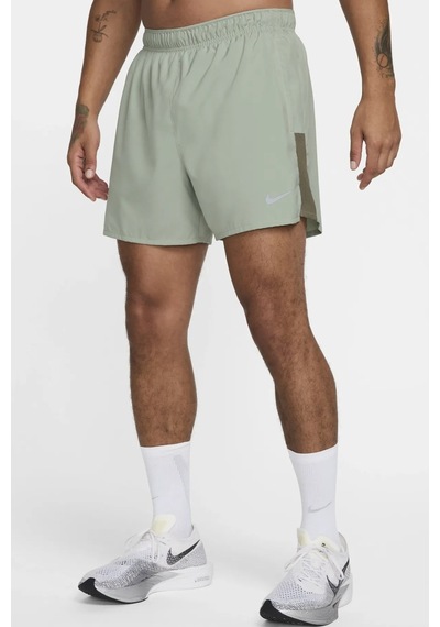 Nike Challenger Men's Dri-fıt 5" Brief-lined Running Shorts Erkek Slip Astarlı 5 İnç Koşu Şortu Yeşil