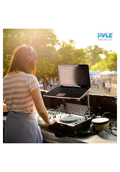 Pyle Plpts26 Ayarlanabilir Laptop Bilgisayar Ve Dj Controller Standı