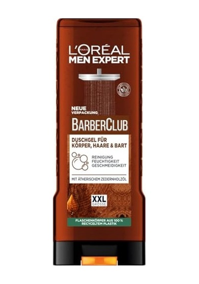 L'oréal Men Expert Barber Club Xxl Erkek Duş Jeli, Vücut, Saç Ve Sakal İçin, 400 Ml Acai Üzümü