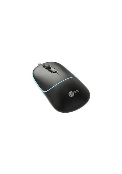 Lecoo MS110 USB Kablolu RGB 2400DPI 4 Tuşlu Sessiz Click Optik Mouse