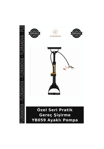 Özel Seri Pratik Gereç Şişirme Yb059 Ayaklı Pompa