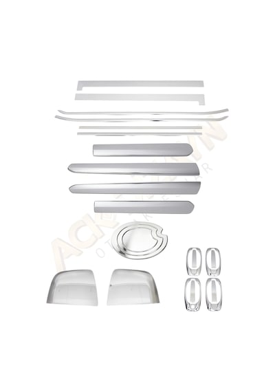 Fiat Doblo 2010-2022 6'lı Krom Set Yan Kapı/cam Çıtası/depo Kapağı/ayna Kapağı/kapı Kol/sürgü Çıta