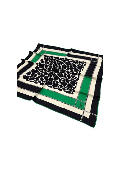 Moda Trend Twill Eşarp - 2135 - Benetton - Yeşil