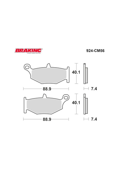 Brakıng Fren Balatası Sinter 924cm56 Arka Suzukı Gsr 400 600 Gsx-