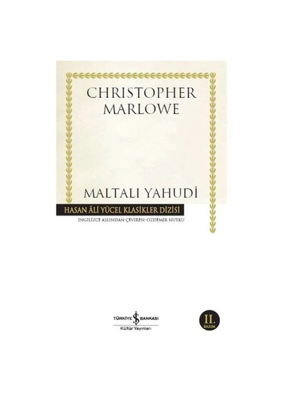 Maltalı Yahudi - Hasan Ali Yücel Klasikleri