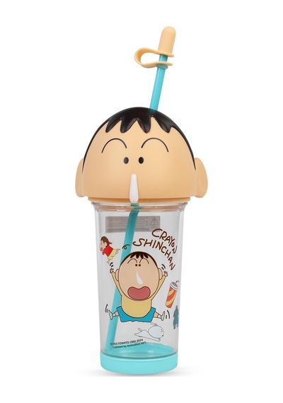 Vagonlife Crayon Shinchan Tritan Pipetli Matara 500 Ml - Mavistandart Turkuaz
