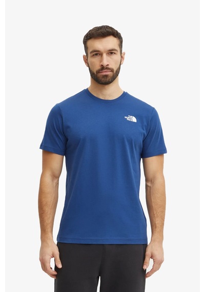 The North Face M Ss Box Nse Erkek Mavi T-shirt Nf0a87nph4b1 Mavi