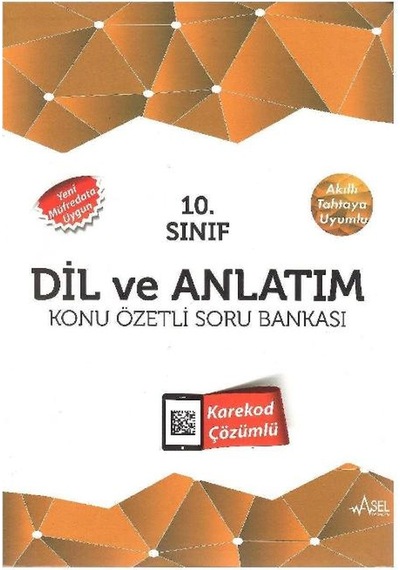 Asel Yayınları 10.sınıf Dil Ve Anlatım Konu Özetli Soru Bankası - Erdinç Aslan