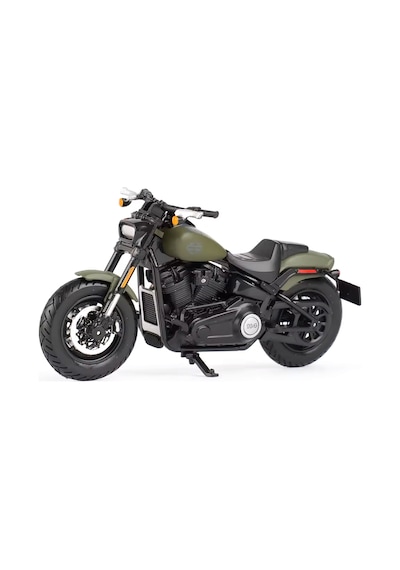 Harley Davidson Dıecast Fat Bob 114 Yeşil 1:18 Model Motosiklet 31360