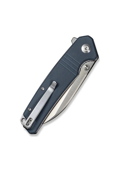 Sencut Awassi Flipper & Thumb Stud Knife Blue G10 Handle Kamp Çakı Mavi