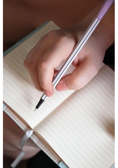 Vj Geçmeli Lastikli Defter A6 80 Gr. 96 Yp. Antrasit