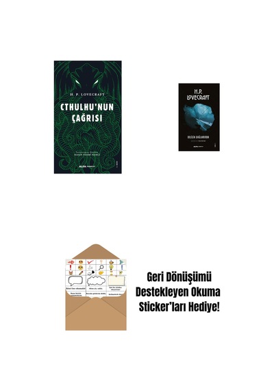 Cthulhu'nun Çağrısı + Delilik Dağlarında + Okuma Sticker'ları