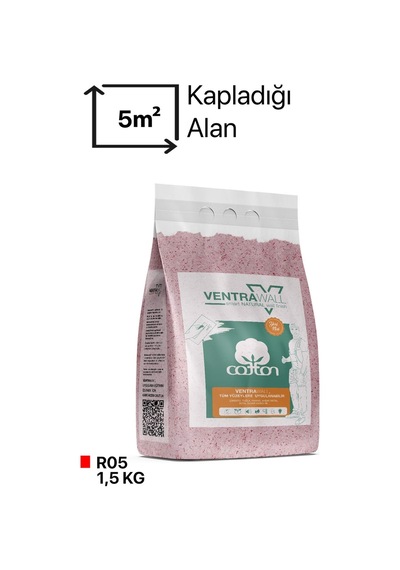 Ventrawall Isı Ve Ses Yalıtımlı Eflatun Rengi Pamuk Boya R05