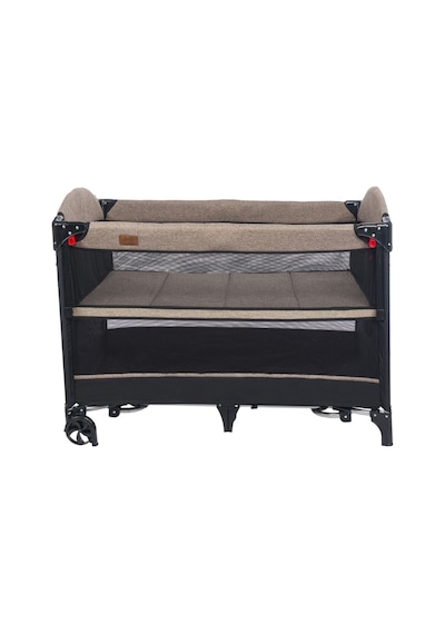 Mamma Ultimate Anne Yanı Organizerli Dönenceli Park Yatak Beşik 70 X 110 Cm. Kahverengi
