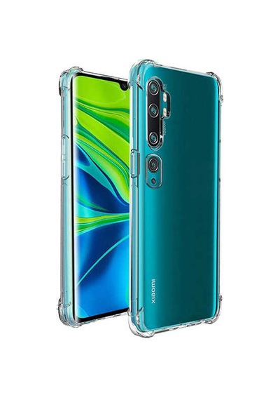 Xiaomi Mi Note 10 Kılıf Zore Nitro Anti Shock Silikon Renksiz