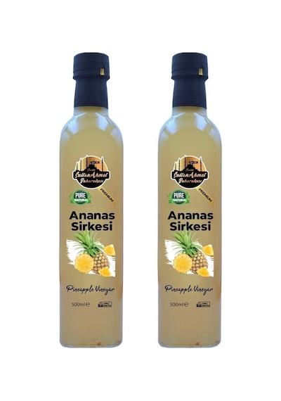 Ananas Sirkesi %100 Katkısız Doğal 2x500 Ml Özel Üretim
