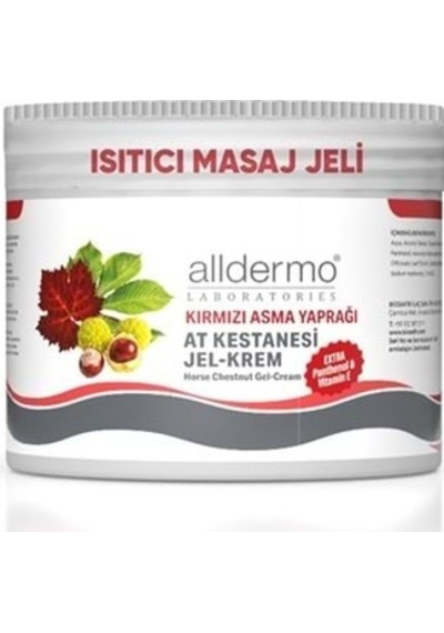Alldermo At Kestanesi Isıtıcı Jel Krem 500 Ml