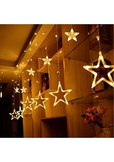 Led Perde 3 M 120 Led'li Yıldız Modeli 2700K