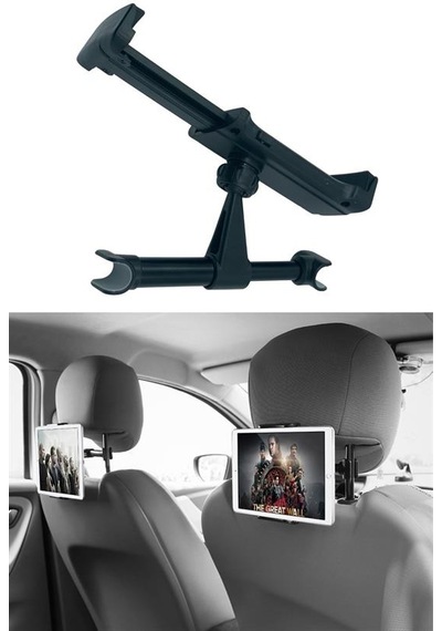 Oto Koltuk Arkası Telefon Tablet Tutucu Ayarlanabilir 360 Derece Dönebilen Pratik Stand 5332