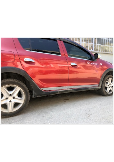 Dacia Sandero Stepway Krom Cam Çıtası Seti 4 Prç. 2012-2020