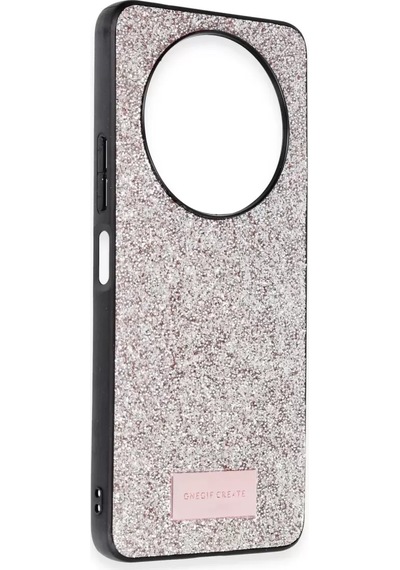 Onegif Xiaomi Redmi A3 4g Bright Simli Kapak - Gold Gümüş