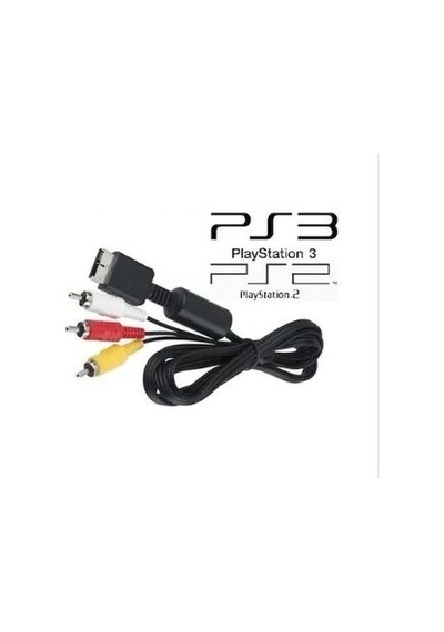 Playstation PS2 PS3 TV AV Bağlantı Kablosu 2 Metre