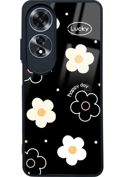 Oppo A60 Lucky Happy Day Tasarımlı Glossy Telefon Kılıfı Çok Renkli