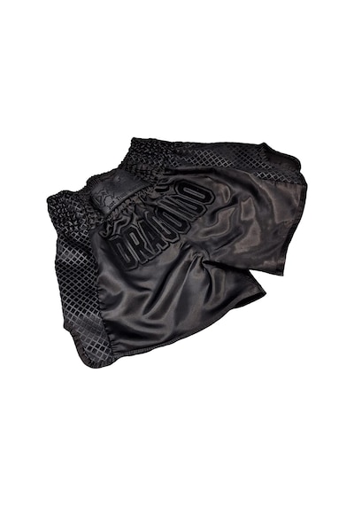 Dragondo Mt3025 Black Night Muay Thai Şortu Siyah Antrenman Şortu Siyah