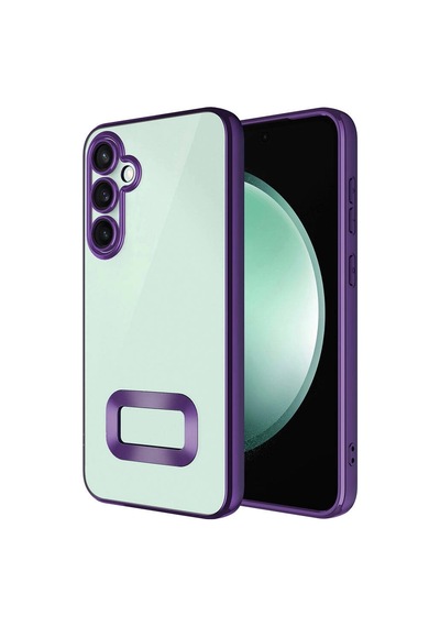 Galaxy Uyumlu S24 Plus Kılıf Kamera Korumalı Logo Gösteren Zore Omega Kapak