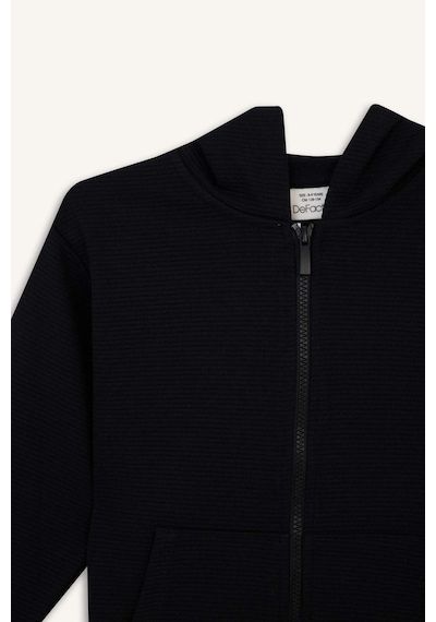 Defacto Erkek Çocuk Kapüşonlu Fermuarlı Sweatshirt T7468a625aubk81 Siyah Defacto Erkek Çocuk Kapüşonlu Fermuarlı Sweatshirt T7468a625aubk81 Siyah