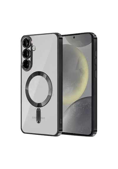 Newface Samsung Galaxy S26 Plus Kross Magneticsafe Kapak - Siyah Şeffaf