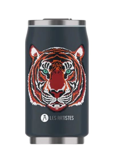 Les Artistes Paris Isı Yalıtımlı Kutu Çelik Termos 280ml Tiger Renkli