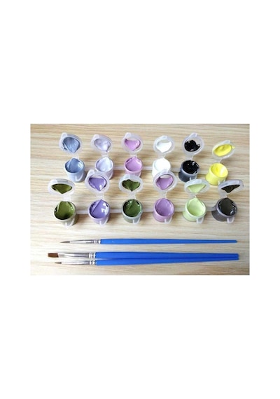 Kaçak Aşk Çerçevesiz 70x90 Cm Sayılarla Boyama Hobi Seti