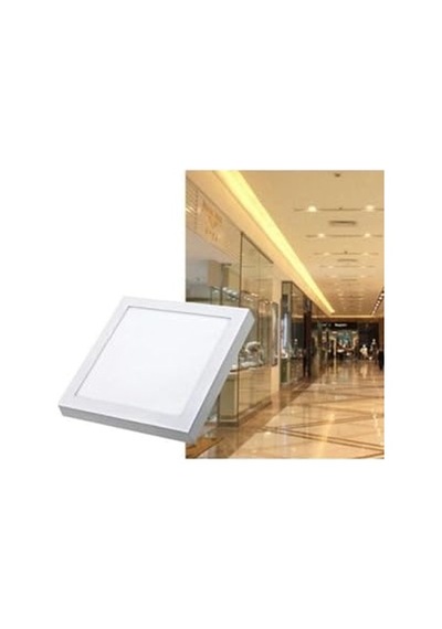 30w Sıva Üstü Kare Led Armatür Ct-5274 - Beyaz Işık Genel