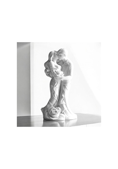 Romantik Çift Heykeli & Biblosu 11x5 Cm Özel Tasarım Aşkın Simgesi - Sevgili Biblo