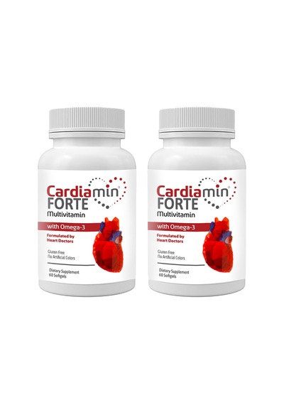 Cardiamin Forte 2 Adet Multivitaminli Omega3lü 60 Soft Jel Kapsüllü Formül