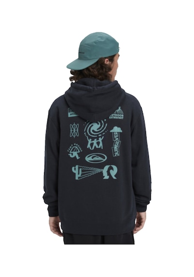 Quıksılver Quiksilver Salt Water Graphic Erkek Siyah Sweatshirt 11793 SiYAH