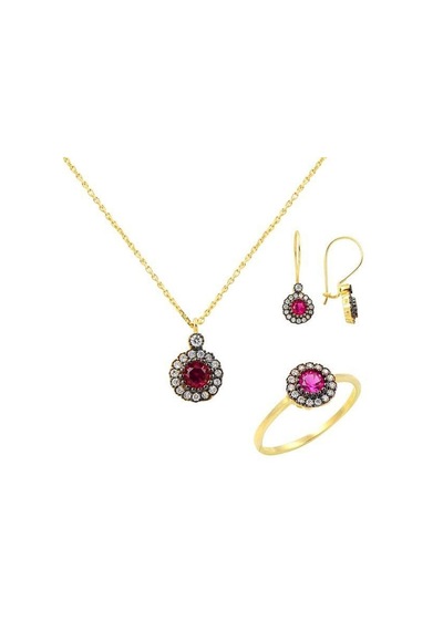Mini Ametist Set 6,05 Gram 14 Ayar Altın