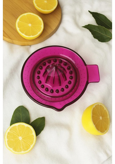 Akrilik Pembe Limon Sıkacağı Pratik Limon Sıkacağı