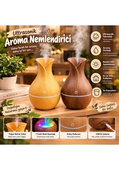 Ultrasonik Aroma Difüzörü