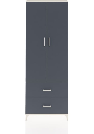 Arges Dolap Tek Raflı 2 Çekmeceli Tek Askılı 88x30x243 Aytaşı... Aytaşı