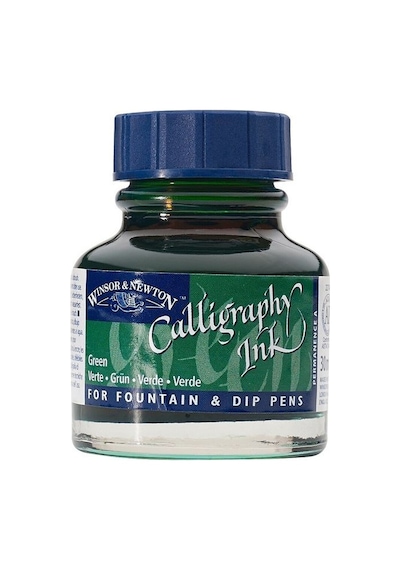 Winsor&Newton Kaligrafi Mürekkebi 30 Ml. Green 289 1111289
