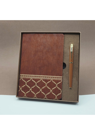 Öğretmenler Günü Hediyesi Kutulu Deri Defter Kalem Seti 68738233